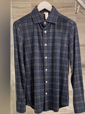 State and Liberty brushed button down shirt